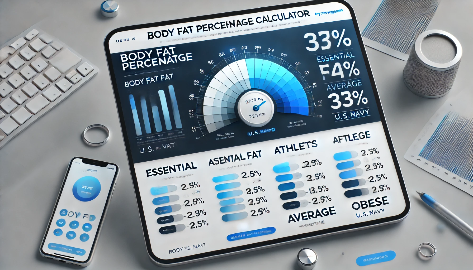 Body fat percentage calculator
