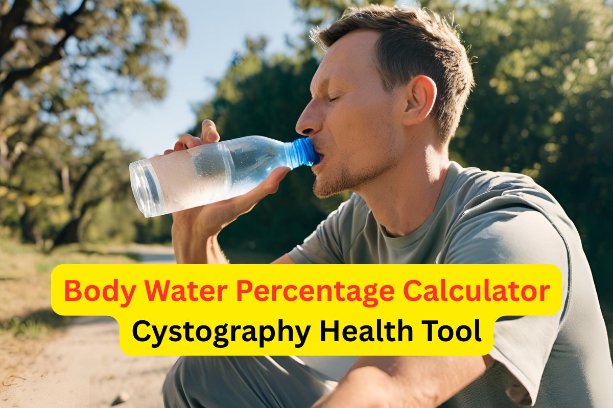 Person drinking water during a morning walk to stay hydrated